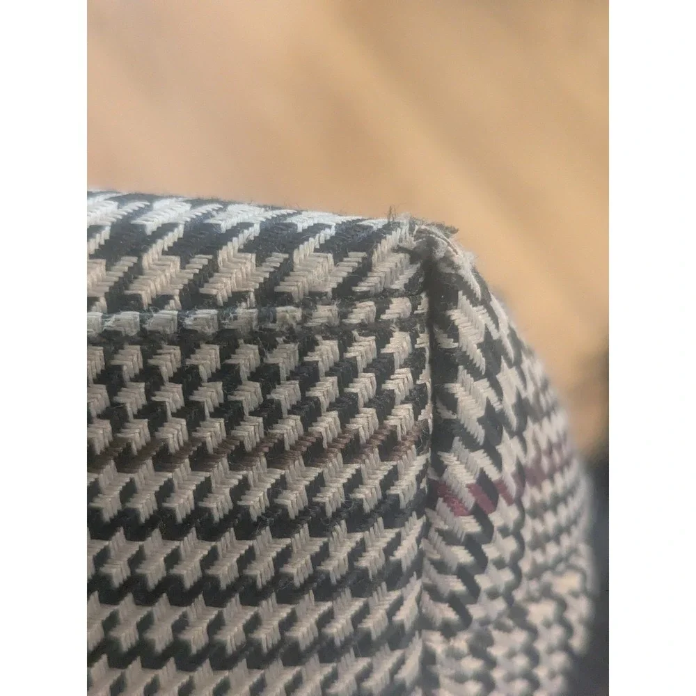 Ralph Lauren Plaid Houndstooth Small Shoulder Bag Purse Baguette Hobo Y2K Style